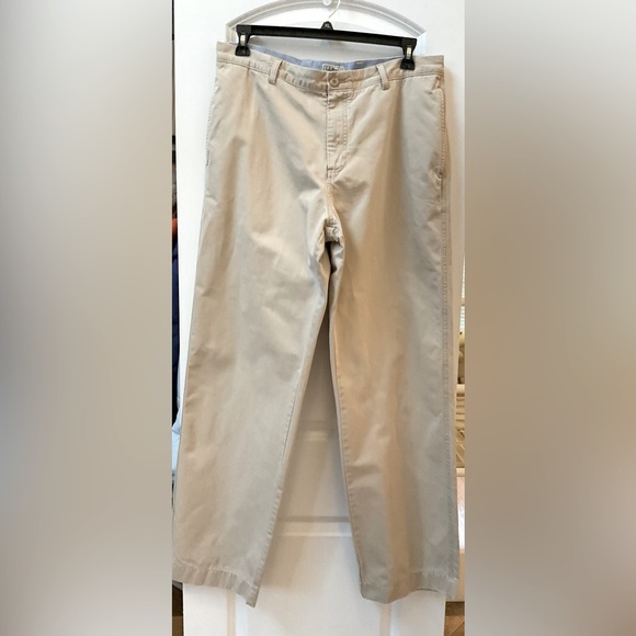 LL Bean Mens Khaki/Chino Pants - Picture 1 of 4